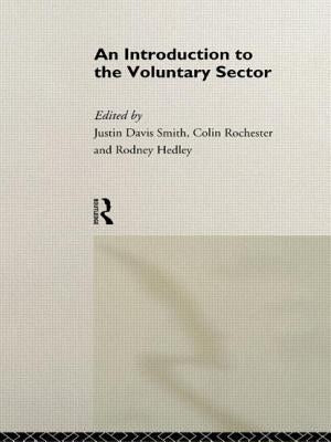 Introduction to the Voluntary Sector by Hedley, Rodney