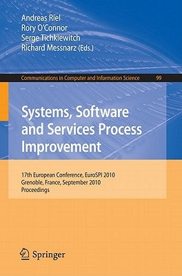 Systems, Software and Services Process Improvement by Riel, Andreas