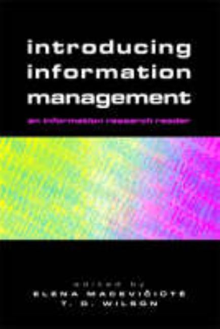 Introducing Information Management by Wilson, T. D.