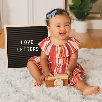 Love Letters Padded Board Book with Fill-In Bookplate by Clarion Books