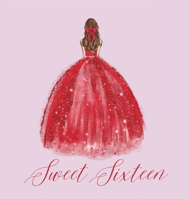 Sweet sixteen guest book, party Guest book, birthday party guest book to sign by Bell, Lulu and
