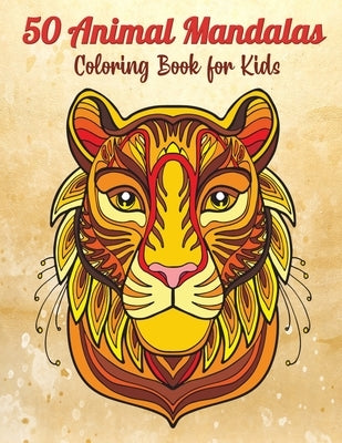 50 Animal Mandalas - Coloring Book for Kids: Stress Relieving Animals Designs - Relaxing Mandalas for Kids by Press, Lotus Flowers