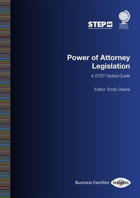Power of Attorney Legislation by Deane, Emily