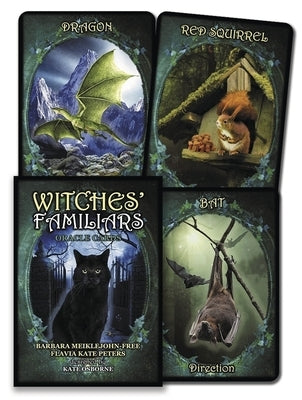 Witches' Familiars Oracle Cards by Meiklejohn-Free, Barbara