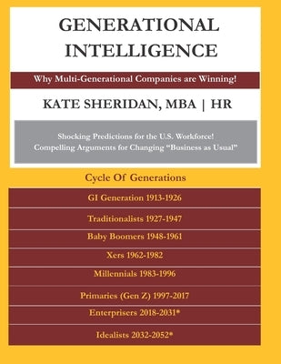 Generational Intelligence: The Struggle is Real Managing Multi-Generation Teams and Companies by Sheridan, Kate