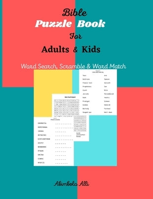 Bible Puzzle Book For Adult and Kids by Alli, Abimbola