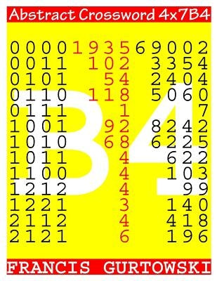 Abstract Crossword 4x7B4 by Gurtowski, Francis