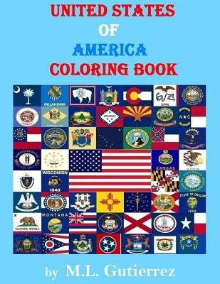 United States of America Coloring Book by Gutierrez, M. L.