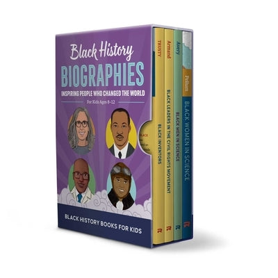 Black History Biographies 4 Book Box Set: Inspiring People Who Changed the World for Kids Ages 8-12 by Rockridge Press