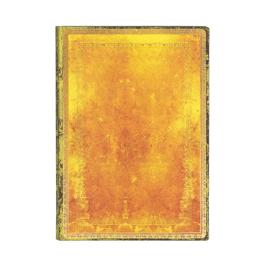 Ochre MIDI Lined Softcover Journal, 176pg, 100gsm by Paperblanks (Old Leather Collection) by Paperblanks