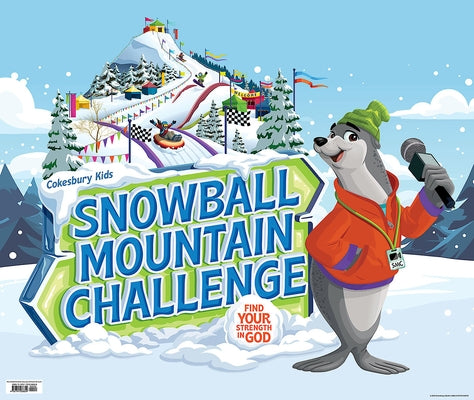 Vbs 2026 Snowball Mountain Challenge Large LOGO Poster: Find Your Strength in God by Cokesbury