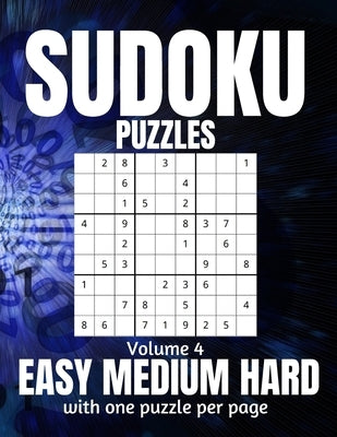 Sudoku Puzzles Easy Medium Hard: Large Print Sudoku Puzzles for Adults and Seniors with Solutions Vol 4 by Design, This