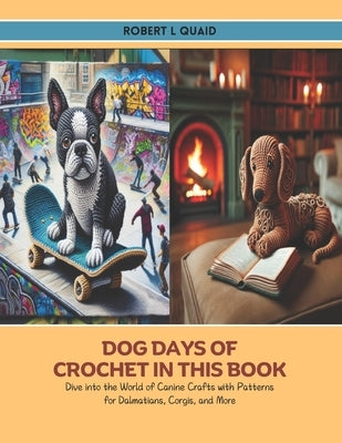 Dog Days of Crochet in this Book: Dive into the World of Canine Crafts with Patterns for Dalmatians, Corgis, and More by Quaid, Robert L.