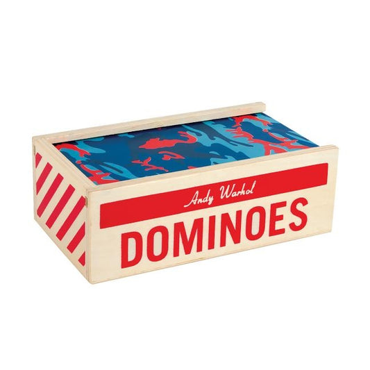 Andy Warhol Wooden Dominoes by Mudpuppy