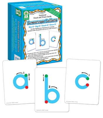 Textured Touch and Trace: Lowercase: The Best Multisensory Experience for Learning Alphabet Letter Recognition and Correct Letter Formation by Key Education Publishing