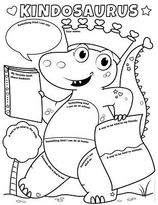 Personal Poster Set: Kindosaurus: 30 Fun, Fill-In Posters That Promote Classroom Kindness by Charlesworth, Liza