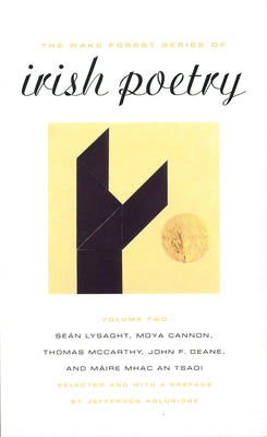 The Wake Forest Series of Irish Poetry, Vol. II: Volume 2 by Holdridge, Jefferson