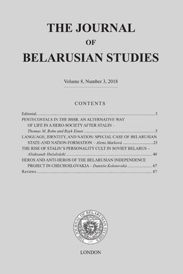 The Journal of Belarusian Studies 2018 by Centre, Ostrogorski