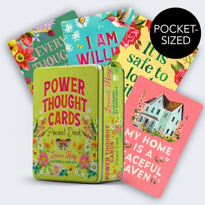 Power Thought Cards Pocket Deck: A 64-Card Affirmation Deck by Hay, Louise