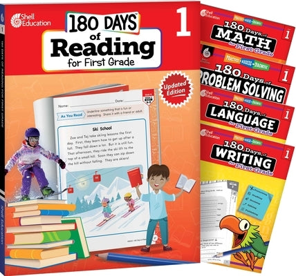 180 Days(tm) Reading, Math, Language, Writing, & Problem Solving for Grade 1: 5-Book Set: Practice, Assess, Diagnose by Multiple Authors