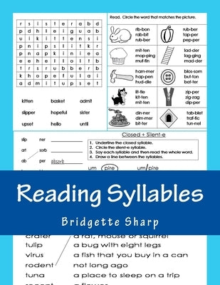 Reading Syllables: Simple & Fun Syllable Practice by Sharp, Bridgette