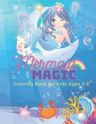 Mermaid Coloring Book: Mermaid Coloring Book for Kids Ages 4-8 by Design, Rainbow