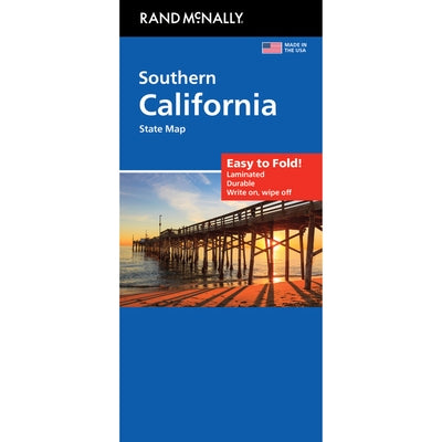 California South Easy to Fold State Map: Case by Rand McNally