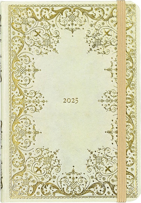 2025 Gilded Ivory Weekly Planner (16 Months, Sept 2024 to Dec 2025) by Peter Pauper Press Inc