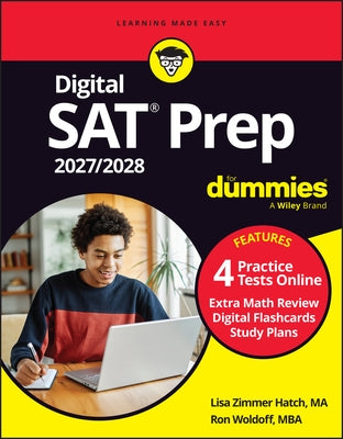 Digital SAT Prep 2027/2028 for Dummies: Book + 4 Full-Length Practice Tests & Flashcards Online by Hatch, Lisa Zimmer