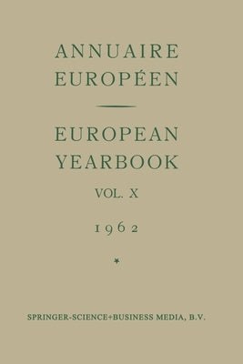 Annuaire Européen by Landheer, B.