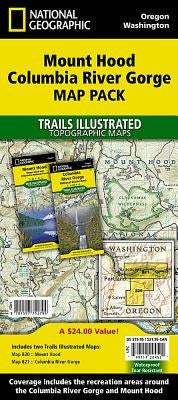Mount Hood, Columbia River Gorge [Map Pack Bundle] by National Geographic Maps
