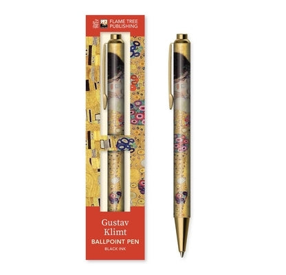 Gustav Klimt: The Kiss Boxed Decorative Ballpoint Pen by Flame Tree Studio