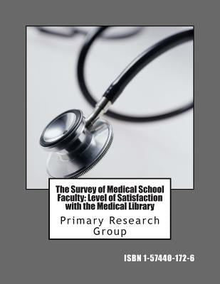 The Survey of Medical School Faculty: Level of Satisfaction with the Medical Library by Primary Research Group