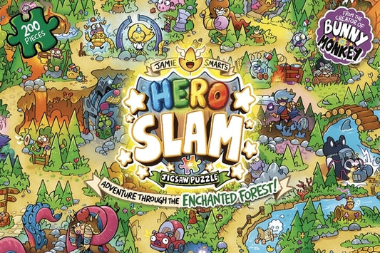 Jamie Smart's Hero Slam 200 Piece Jigsaw Puzzle by Smart, Jamie