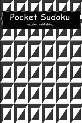 Pocket Sudoku: Easy Sudoku Puzzle Game For Beginers With Abstract minimal pattern background cover by Puzzlex Publishing
