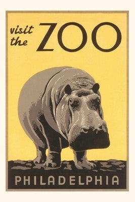 Vintage Journal Hippo, Philaadelphia Zoo by Found Image Press