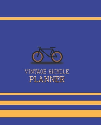 Vintage Bicycle, Rare Weekly Planner Undated, Doted Grid Paper, Multitask Shamble Organizer: Goal setting, To do list, Habit tracker, Gratitude, Notes by Studio, Plam