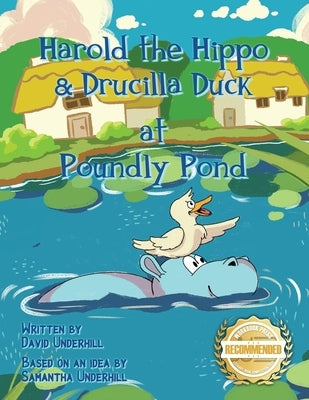 Harold the Hippo and Drucilla Duck at Poundly Pond by Underhill, David