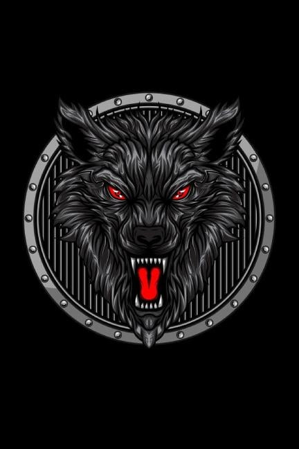 Angry Wolf: Graph Paper Notebook, 6x9 Inch, 120 pages by Playful Press
