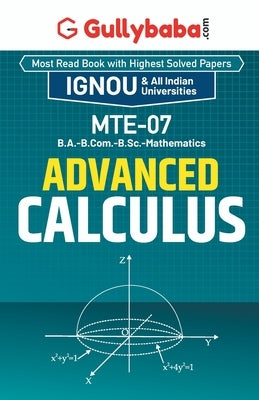 MTE-07 Advanced Calculus by Panel, Gullybaba Com