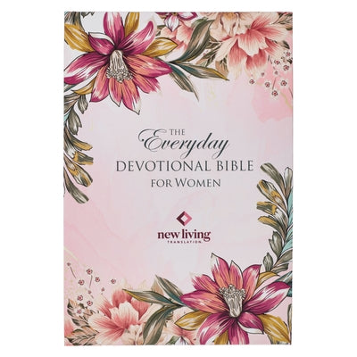 NLT Holy Bible Everyday Devotional Bible for Women New Living Translation, Floral by Christian Art Gifts
