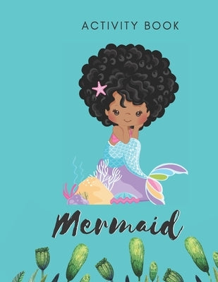 Mermaid Activity Book: Tracing Puzzles - 30 Pages - Paperback - Made In USA - Size 8.5x11 for Children by Publishing, The Sirena Aqua