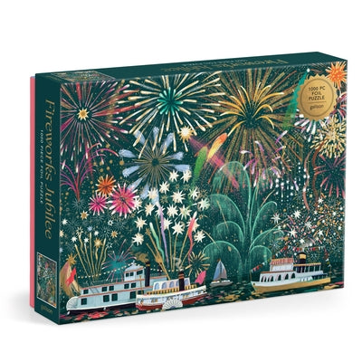 Fireworks Jubilee 1000 Piece Foil Puzzle by Galison