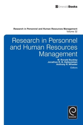 Research in Personnel and Human Resources Management by Buckley, M. Ronald