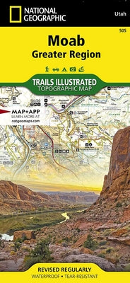 Moab Greater Region Map by National Geographic Maps