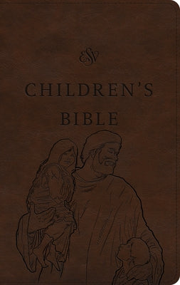 ESV Children's Bible (Trutone, Brown, Let the Children Come Design) by 
