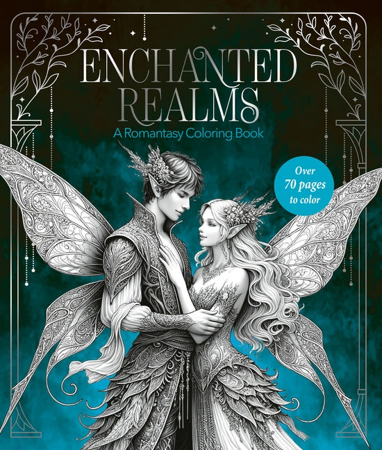 Enchanted Realms: A Romantasy Coloring Book by Farshore