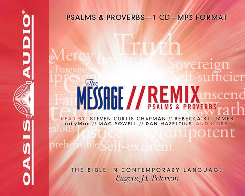 Message Remix Psalms & Proverbs-MS: The Bible in Contemporary Language by Peterson, Eugene H.