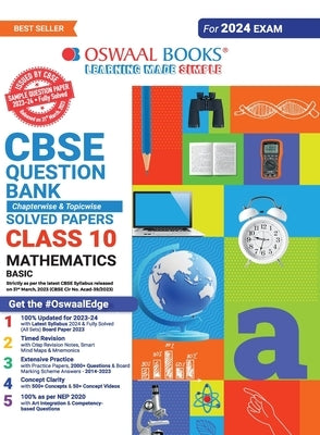 Oswaal CBSE Class 10 Mathematics Basic Question Bank 2023-24 Book by Oswaal Editorial Board