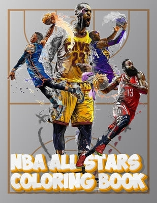 NBA All Stars Coloring book: Basketball Coloring Book for Kids by Dolton, Heath